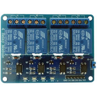 Generic(Unbranded)4-Channel Relay Control Board Module With Optocoupler, 4 Way Relay Module For Arduino