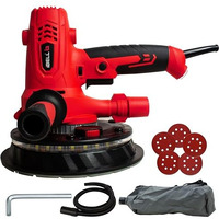 Ibell Dry Wall Sander Ds80-70, 800W, Copper Armature, 1200-2300Rpm, Variable Speed Control, Switch Lock Feature, 8 Hole Vacuum And Led Light