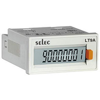 Selec Ltc9A, Time + Count Totaliser, Hour Meter, Contact/Voltage Selectable, Ce Certified Product