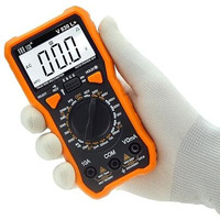Var Tech Digital Multimeter True Rms V 830 L+ 600 V Ac Dc 10 A Dc Resistance Continuity Tests With Ncv And Overload Protection