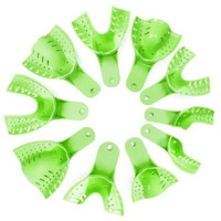 Instrudent Cotisen Autoclavable Impression Trays (Set Of 10) | Durable, Reusable, Dental Trays For Accurate Impressions | Ideal For Professional Dental Use.