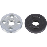 Aasons M10 For 4" (100Mm) Angle Grinder Flange Nut Set Ab-Washer Set Suitable For Angle Grinder Machine | Metal Lock Nuts Angle Grinder Flange Nut Inner & Outer Flange Nut Pair Kit