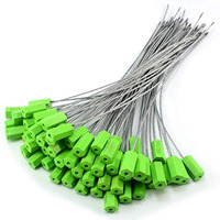 Raibex 50 Pcs Hexagonal Cable Security Seal Pull Tight Otl - Security Tag Straps For Trailers, Cargo, Containers, Vans, Oil Tank Truck, Milk Vehicle, Coal Conveyor (Green)
