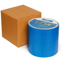 Keder Max Waterproof Tarpaulin Repair Tape 5M Self-Adhesive & Uv-Resistant Strong Hold Tape Long-Lasting, Weatherproof Duct Tape For Tarps, Tents, And Truck Covers 9.5Cm X 5M Roll (Blue)