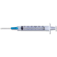 Bd Emerald Syringe With Needle 3Ml, Box Of 100