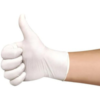Waldent Latex Premium Examination Gloves - Small (40 Pairs) | 5G Medical Grade, Natural Latex, Powdered, Disposable | All-Purpose Use For Medical, Dental, And General Applications