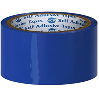 Vcr Blue Color Tape - 50 Meters In Length - 48Mm / 2" Width - 01 Roll Per Pack - Bopp Self Adhesive Tape For Arts And Craft Use, Box Packing, Office And Home Use