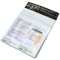 Securement Plastic Courier Bag/Envelopes/Pouches/Cover With Pod (55 Microns) Tamper Proof/Security Bag (100, 10X12)