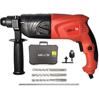Ibell Rotary Hammer Dril Rh20-25, 500W, Copper Armature, Sds Plus Chuck 20Mm, 850 Rpm, Impact Energy 1.5J, 2 Functions With Vibration Control (Red)