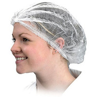 Royals Stretchable White Caps (70Pcs) Chef Caps | Chef Caps For Kitchen | Disposable Stretchable Caps For Hygiene, Bouffant Caps,Caps For For Salons, Spas