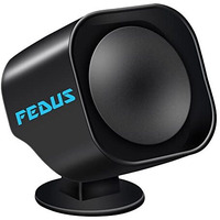 Fedus 220V -110 Db Industrial Security Sound Alarm Buzzer Siren Hooter Security Loud Sound Alarm For Bank, Hospitals, Mines, Fire Alarm, Security System, Ambulance,Pack-1 Black