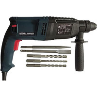 Inditrust Dumdaar 1Pc Dm 1250W Rotary Hammer Drill Machine With 3Pc Hammer Drill Bit And 2Pc Chisel Set 100% Copper Winding Without Box