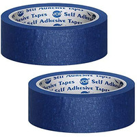 Vcr Blue Masking Tape - 20 Meters In Length 24Mm / 1" Width - 2 Rolls Per Pack - Easy Tear Tape, Best For Carpenter, Labelling, Painting And Leaves No Residue After A Peel.