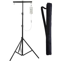 Giftmax Hospital Iv Drip Glucose Saline Stand For Multipurpose Adjustable Drip Stand With Carry Bag Iv Drip Stand For Home,Clinic,Hospital,Pack Of 1
