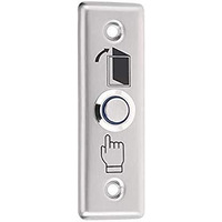 Realtime Stainless Steel Square Switch Button Panel Door Exit Home Push Release For Rfid Access Control System