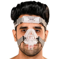 Synocare Cpap Mask For Cpap Machine For Sleep Apnea Nasal Cpap Type Face Mask Covers Nose Only Compatible To All Cpap Machine With Head Strap 100% Transparent (Large)