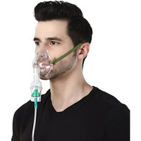 Rcsp Nebulizer Mask For Adults And Kids - Latex-Free,Adjustable Fit,Easy To Clean,Universal Compatibility Nebulizer Parts With 2 Nebulizer Mask & 1 Mouthpiece