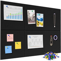 Axmon Notice Board For Home 8 Pcs Bulletin Board, Vision Board For Manifestation, Self-Adhesive Wall Boards, Message Board For Notes, Keys, Photos, Schedules For Office, Kitchen, Home