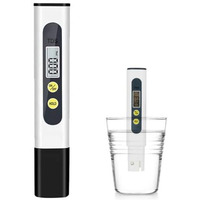 Acutas Digital Tds Meter For Water Testing | High Accuracy & Pre-Calibrated Ppm Tester With Lcd Display | Ideal For Ro, Drinking Water, Aquariums, Swimming Pools & Hydroponics - White