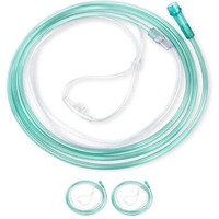Synocare Nasal Cannula For Oxygen With Soft Touch, Universal Connector For Adults (Pack Of 2, 7 Feet)