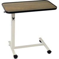 Kosmocare Height Adjustable Multipurpose Table Trolley (Hydraulic - Mahogany, Mahogany)