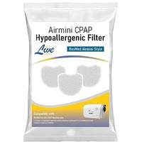 Live Equip Cpap & Bipap Hypoallergenic Filter Airmini Auto Cpap | Airmini Style | 4 - Layered Filtration Ultra-Fine Spinning Fiber | Easy To Use And Compatible Fit (2Mm, White, 1)