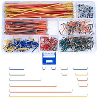 Serplex Jumper Wires Kit 560Pieces Jumper Wire Kit With 14 Sizes Breadboard Jumper Wires Kit Assorted Color Jumper Wire Kit Breadboard Accessories Jumper Wires For Components Connections