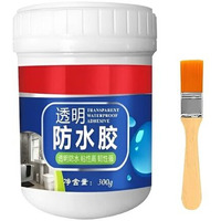 Sizzhome Transparent Waterproof Adhesive With Brush, 300G, Strong Sealant For Bathroom And Kitchen (1)