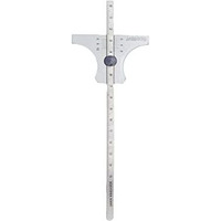 Jaibros 6 Inch 150 Mm Vernier Type Depth Gauge Multipurpose Stainless Steel White Finish Pack Of 1