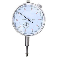 Inditrust Dial Indicator Gauge 0-10Mm/0.01Mm High Accuracy Dial Indicator Micrometer Precise Concentricity Measurement Instrument Tools