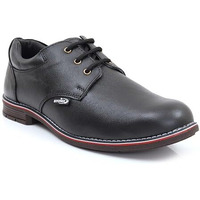 Stonix Formal Premium Safety Shoes For Men's | Steel Toe Cap | Slip And Water Resistant | Leather Material & Tpr Sole | Comfortable For Construction Work's,(Size-09, Black)