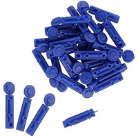 Control D Glucometer Round Blood Lancet 100 Pieces,Round Lancet Needle,Vital Round Glucometer Lancets Glucometer (Blue)