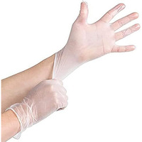 Seznik Vinyl Gloves Powder Free | Latex Free | Quality Stretch | Water And Tear Resistant | Ambidextrous (Vinyl Medium)