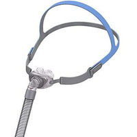 Bmcmedical P2 Light Sleep Nasal Pillows Mask For Cpap Medical Machines, 1 Piece, Grey And Blue