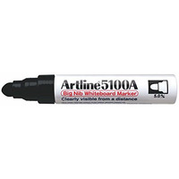 Artline Ek-5100A Big Nib White Board Marker, Pack Of 2 (Black)