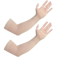 Bonjour Arm Shield For Men & Women Uv Protection Hand Sleeves For Boys & Girls Sun Protection Sleeves For Men Arm Sleeves For Women For Running, Hand Cover For Bike Riding Cotton (Pack Of 2)