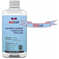 Redcop Isopropyl Alcohol 99.9% Pure [(Ch3)2-Ch-Oh] Cas: 67-63-0] 300Ml Rubbing Alcohol