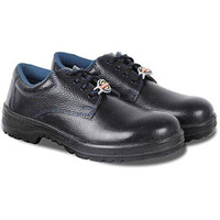 Liberty Warrior 98-01-Ssba Safety Shoes For Men Industrial, Steel Toe, Genuine Leather, Black, Sizes-5Uk-12Uk