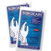 Surgicare Disposable Surgical Rubber Gloves (7) -10 Pairs