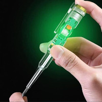 Kroywen High-Brightness Intelligent Voltage Tester Pen - Multi-Function Led Test Pen With Screwdriver For Electric Power Testing, Voltage Tester Detector