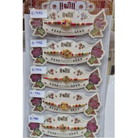 Store Indya Rakhi Set Of 6 For Brother, Bhai  A Traditional Symbol Of Love, Blessings, And Togetherness (Design 2)