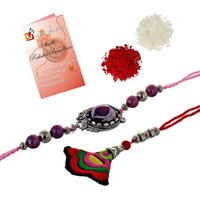 Lucky Jewellery Designer Rakhi Gold Plated Red And Pink Thread For Bro/Brother/Bhaiya/Bhai/Bhabhi (Pack Of 2) Rakshabandan Lumba Rakhe Crystal & White Stone Rakhee Bracelet Rakshasutra For Boys & Men