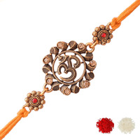 Voylla Deity Inspired 'Om' Rakhi With Red Thread|Rakhi For Brother|