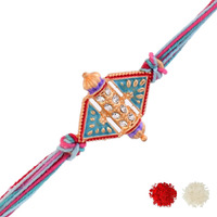 Voylla Colourful Threads Embellished Mens Rakhi For Brother|Pack Of 1|Rakhi Special|