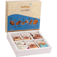Loyka Select Star Almond Brittle & Choco Gift Box  Premium Diwali/Rakhi Gifts, Dry Fruit Choco Hamper, Festive Sweets & Chocolates For Employees, Corporate, Birthday, Weddings, Gourmet Gift Pack