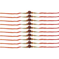 Young & Forever Gift Combo Of Rakhi Set For Men Rakhi For Brother Rakhi Set Rakhi Combo Bhaiya Rakhi Combo Rakhi Set Of 10 Rudraksha Rakhi