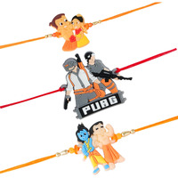 Fashion Frill Rakhi For Brother Bhaiya Kids Set Of 3 Cartoon Bheem Krishna Rakshabandhan Rakhi For Brother Men Bhaiya Kids Rakhi Combo