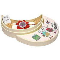 Surprise Someone Plantable Eco Friendly Organic Seeded Rakhi In Moon Shape Rakhi Theme Box