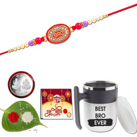 Anshri Rakhi With Mug, Rakhi For Brother, Rakhi Combo,Rakhi With Gift Mug,Rakhi Set,Degine Mug 0014
