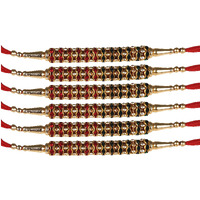 Kartik Rakhi For Brother || Bhaiya Bhabhi Combo Bracelet || Designer Rakhi || Rakshabandhan Special || Pack Of 6